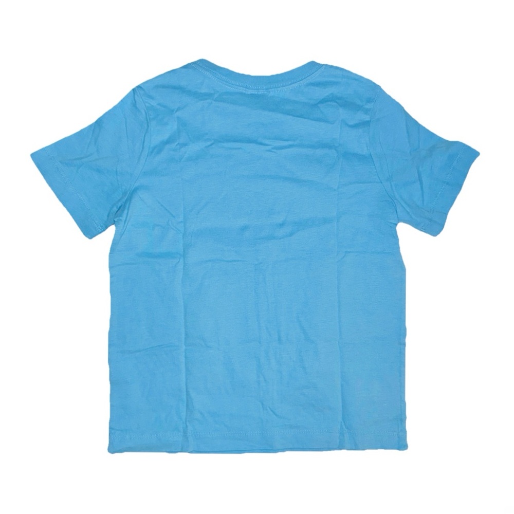 HANNA ANDERSSON 3D GLASSES POPCORN MOVIE WATCHING SHARKS BLUE COTTON TEE SHIRT - Picture 3 of 7